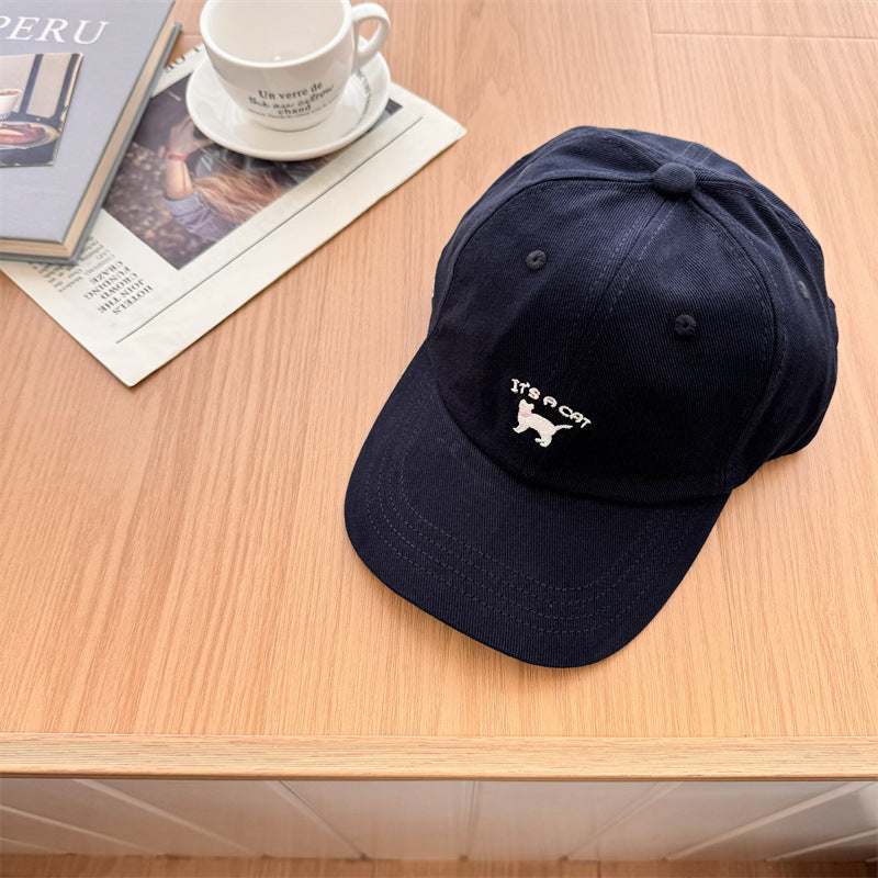 Women's Playful Cat-Embroidered Baseball Cap Stornfield