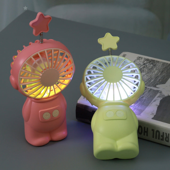 Unisex Portable Mini Fan in Creative Figure Design Stornfield