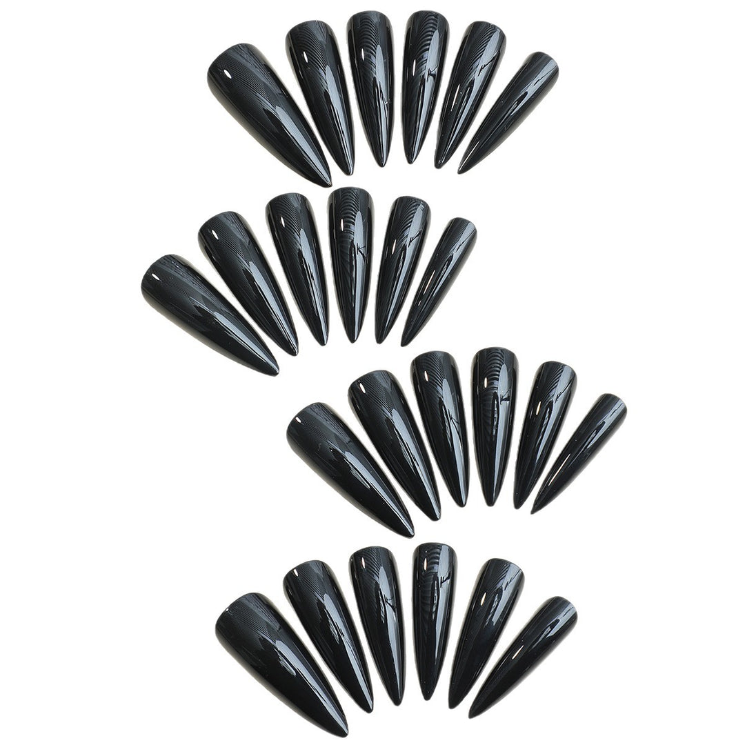 Sharp Pointed Stiletto Press-On Nail Set