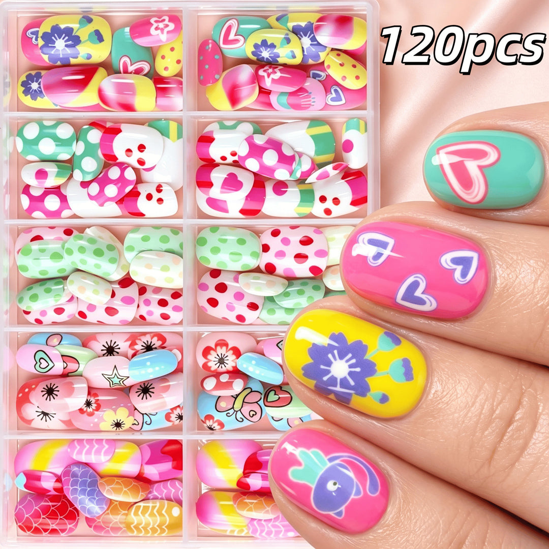 Decorative Nail Art Press-On Collection Stornfield
