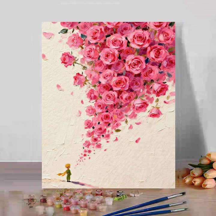 Floral Fantasy Art Canvas Print Stornfield