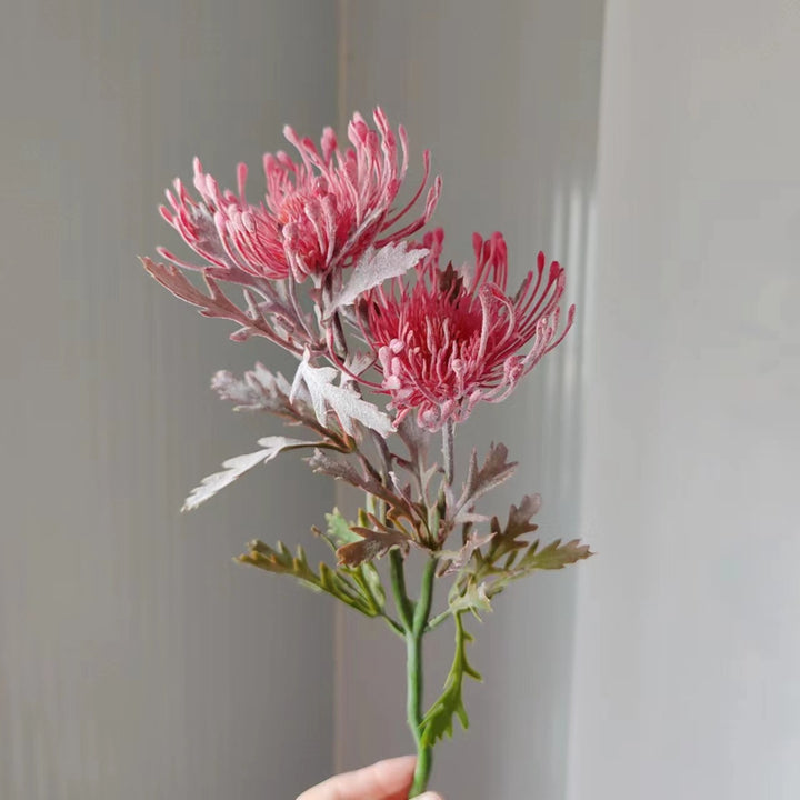 Lifelike Decorative Chrysanthemum Stem