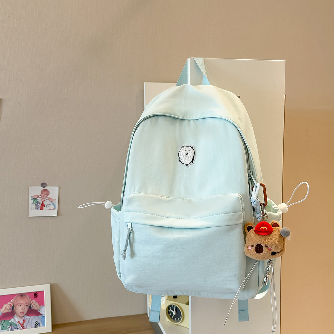Casual Lightweight Backpack with Cute Character Charm Stornfield