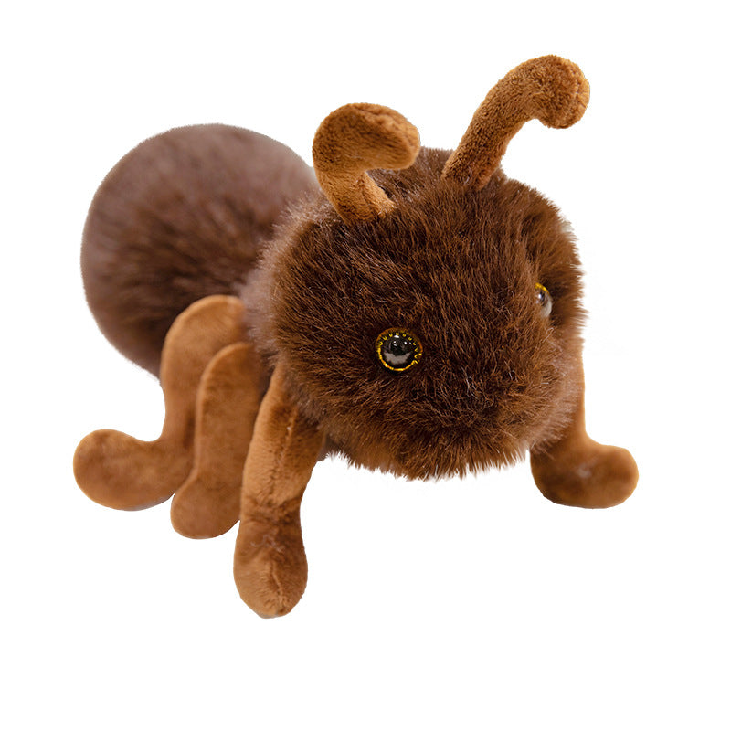 Plush Ant-Inspired Cuddle Toy with Multiple Velvety Legs and Soft Faux-Fur Stornfield