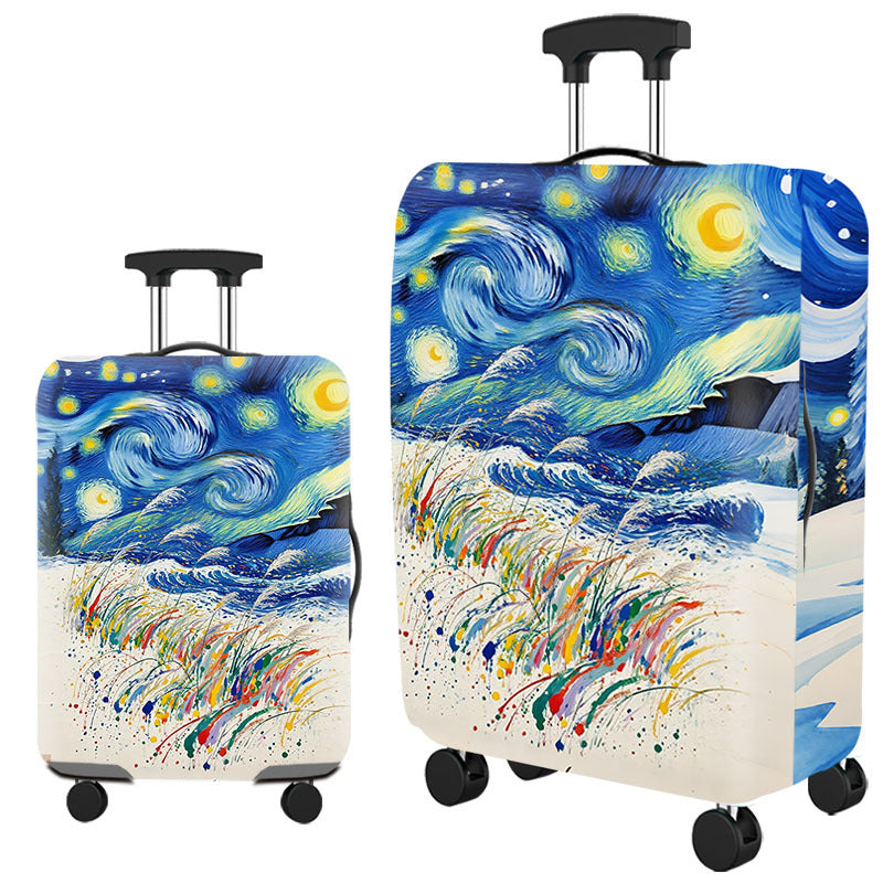 Tropical Leaf Print Hard Shell Luggage Stornfield