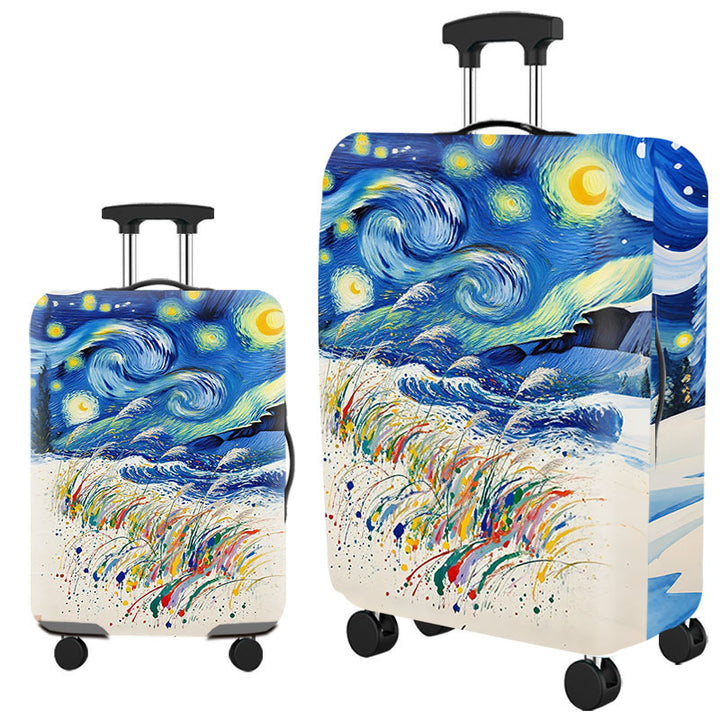 Tropical Leaf Print Hard Shell Luggage Stornfield