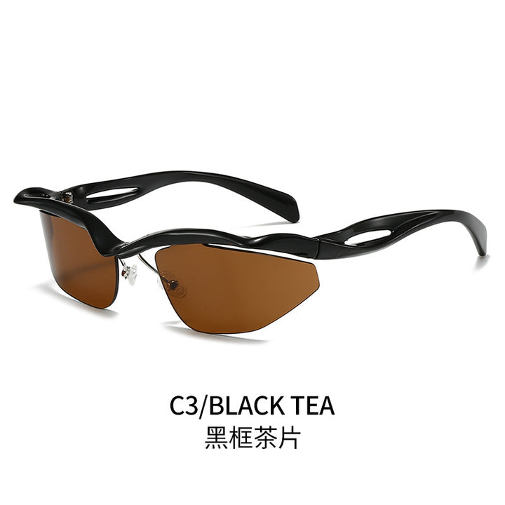 Women's sporty sunglasses with aerodynamic frame Stornfield 1780028486