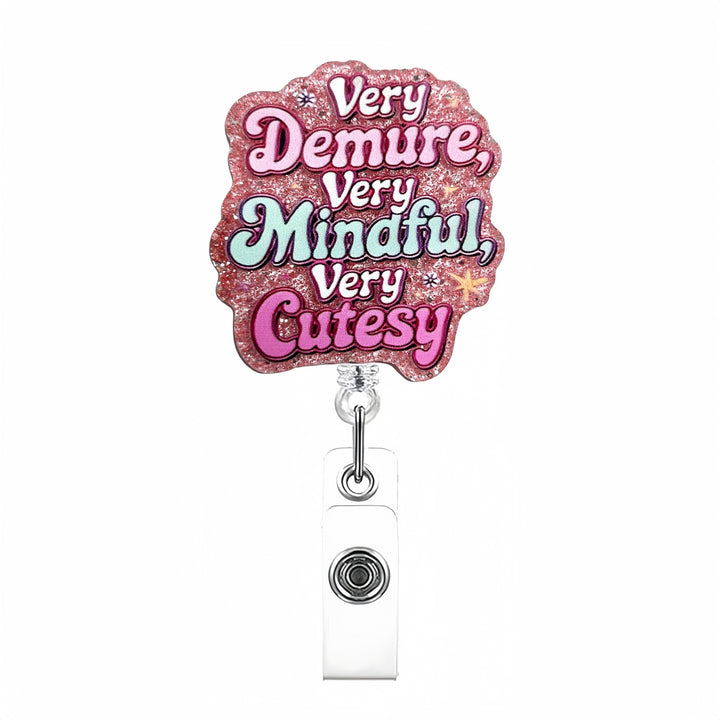 Expandable badge holder with anatomical heart pendant