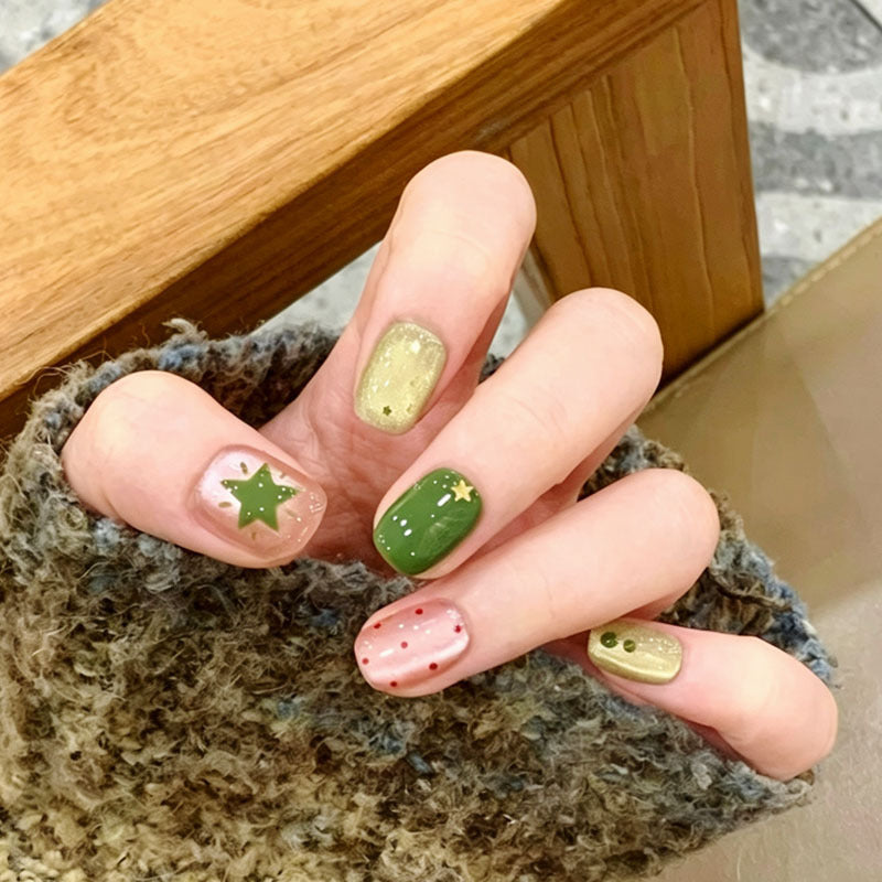 Artistic Press-On Nail Art Design Set Stornfield