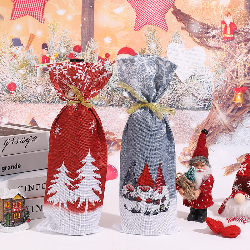 Gift bag with festive gnome motif Stornfield