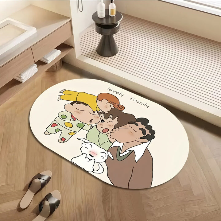 Cartoon Character Bath Mat  1789749580