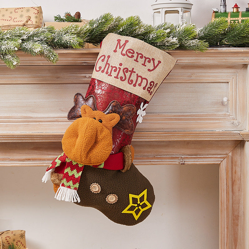 Festive Christmas stocking with nostalgic design Stornfield