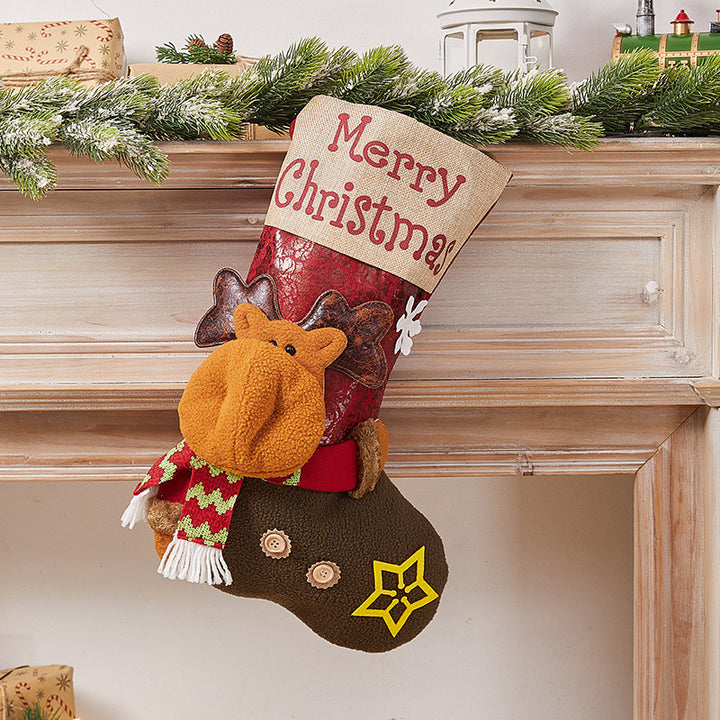 Festive Christmas stocking with nostalgic design Stornfield