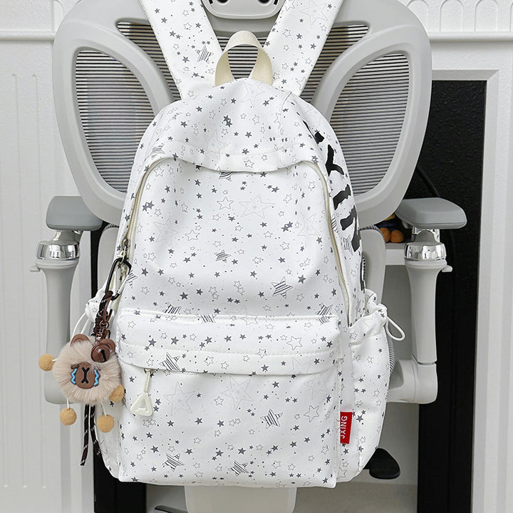 Star-Printed Cute Backpack Stornfield