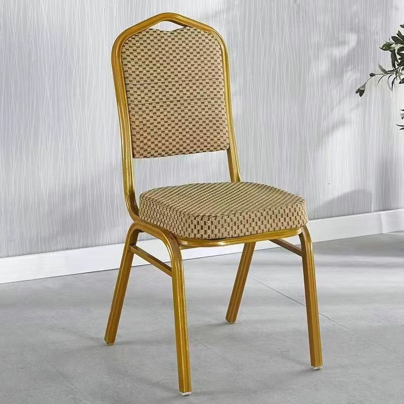 Elegant Upholstered Dining Chair with Gold Frame Stornfield
