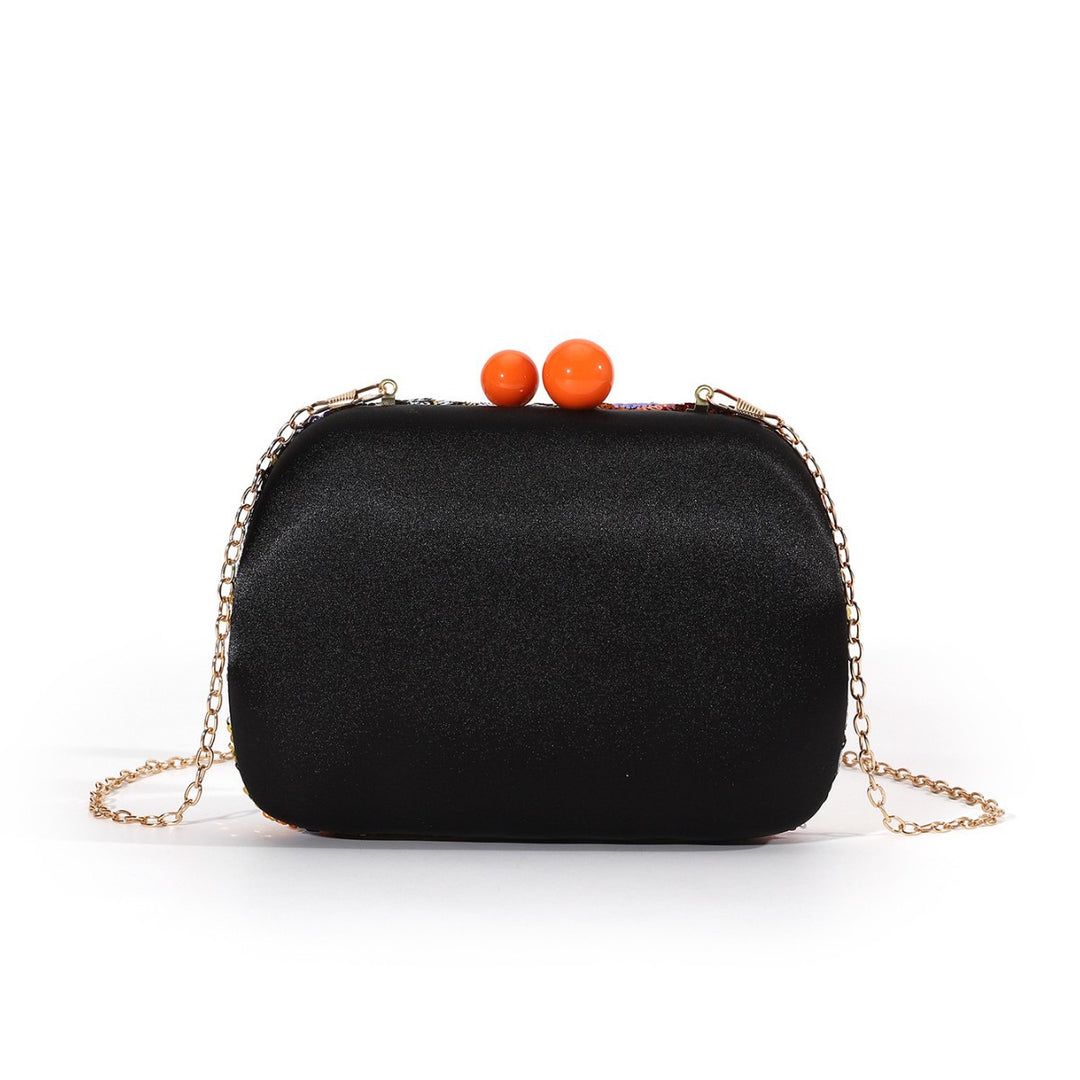 Sequin Floral Clutch