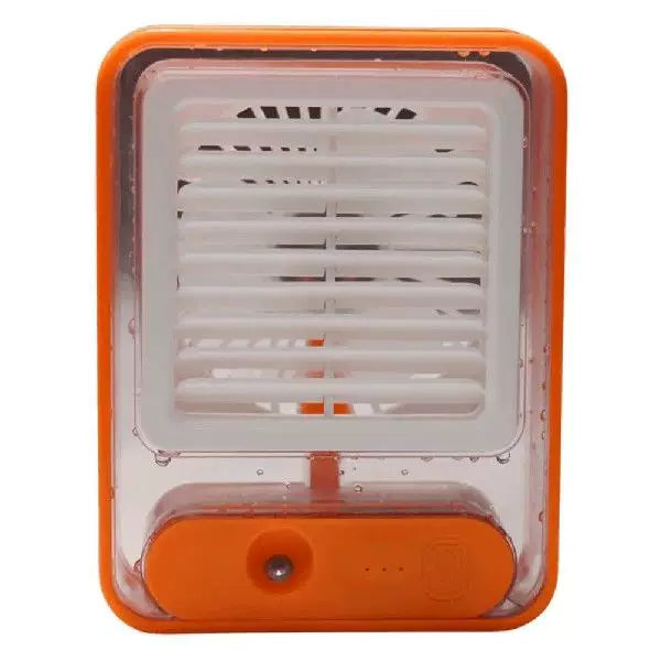 Unisex one size compact USB microclimate cooler and whisper-quiet table fan with transparent water tank and adjustable louver Stornfield