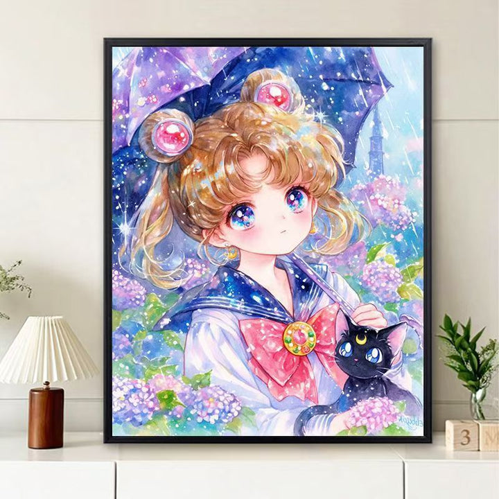 Whimsical Floral Character Art Print Stornfield