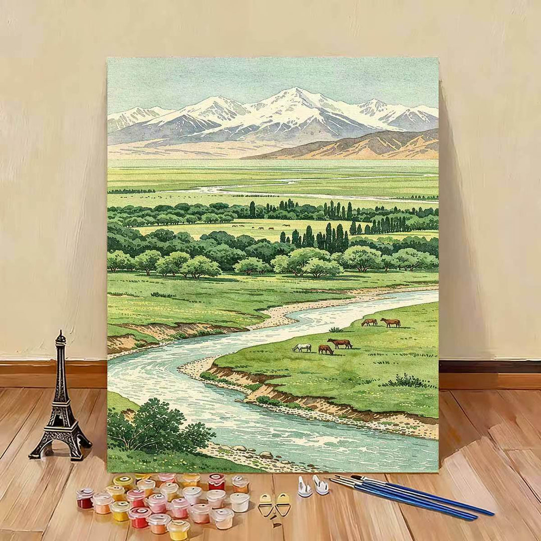 Scenic Nature Landscape Paint by Numbers Kit Stornfield