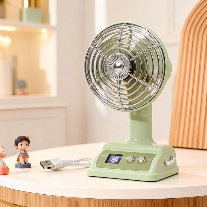 Women Portable Table Fan with Digital Control Stornfield