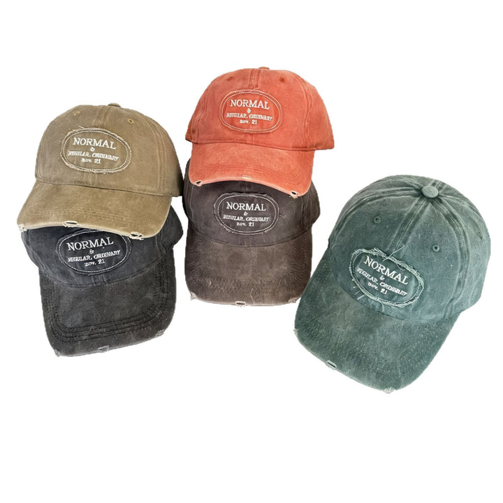 Men's Casual Distressed Cotton Baseball Cap Stornfield