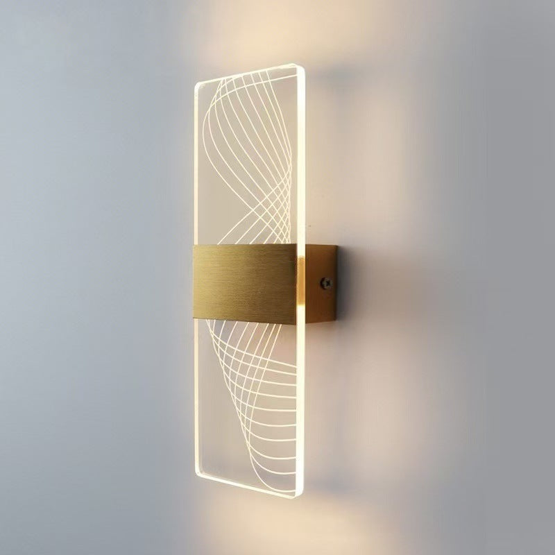 Contemporary Crystal Wall Sconce