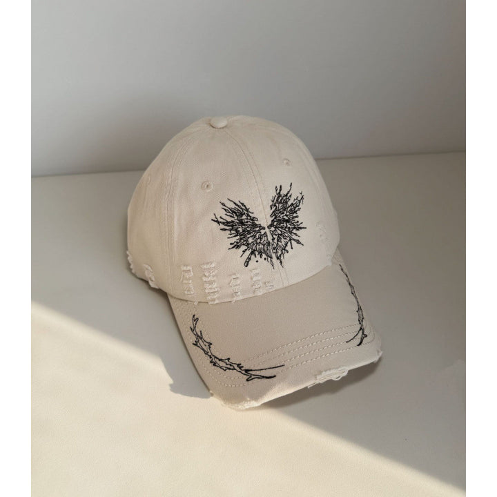 Women's Distressed Graphic Snapback Cap Stornfield