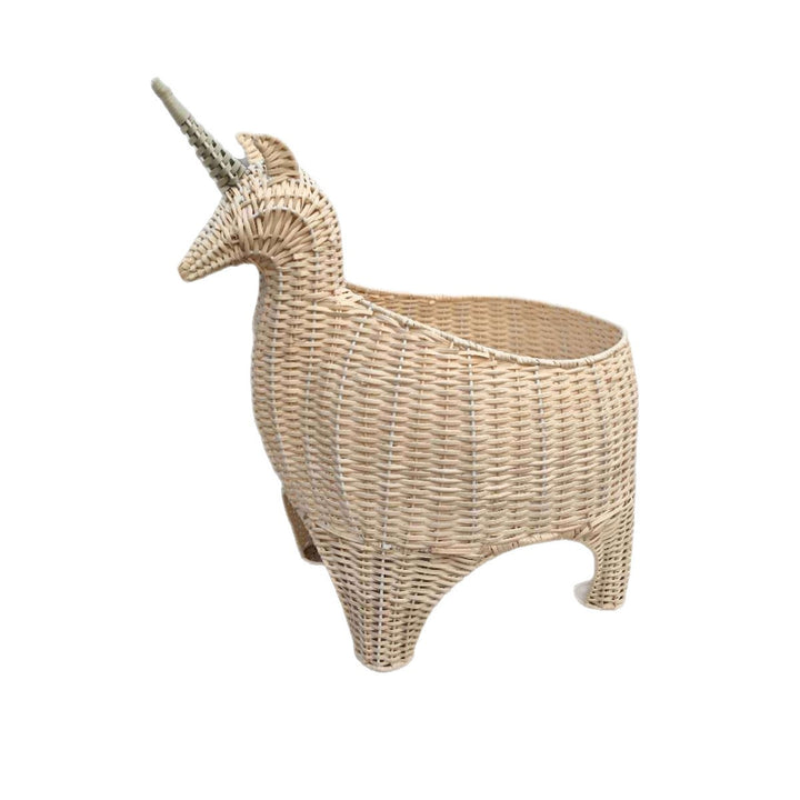 Playful storage basket in unicorn shape Stornfield