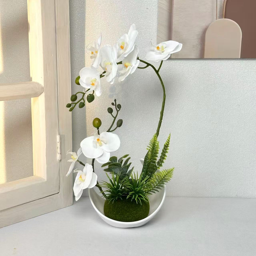 Elegant Artificial Orchid Floral Display