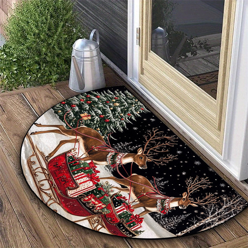 Festive Holiday-Themed Welcome Mat Stornfield