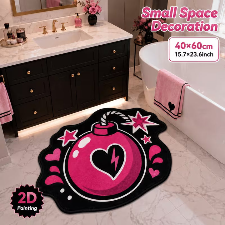 Cat-Themed Soft Bath Mat
