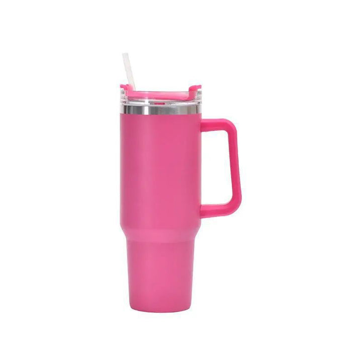 Women's Insulated Drinking Cup with Handle and Straw Stornfield