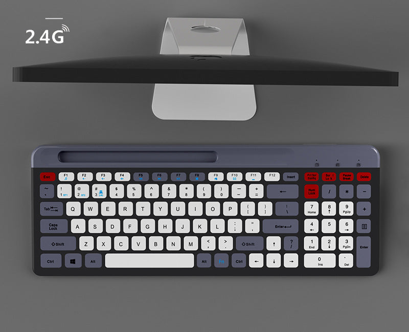Wireless Bluetooth Keyboard with Adjustable Stand Stornfield