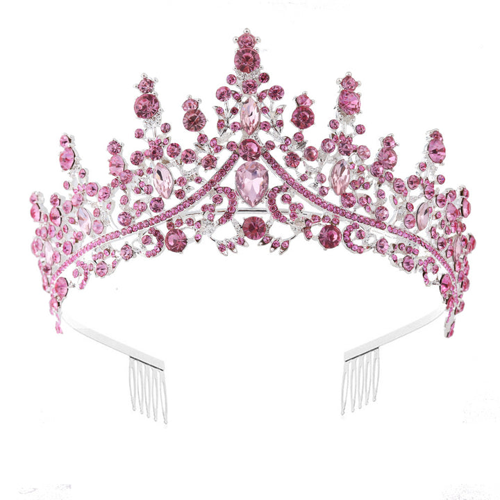 Ladies Rhinestone Tiara with Sparkling Gemstones Stornfield