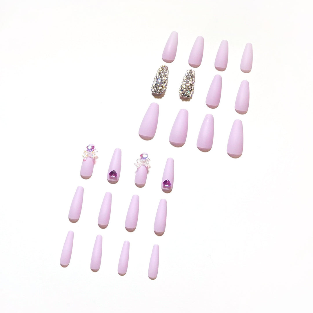 Artistic Stiletto Nails with Glitter and Flower Decorations Stornfield