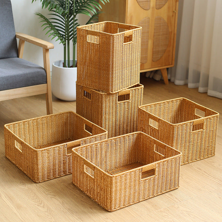 Handcrafted Wicker Storage Tray Stornfield