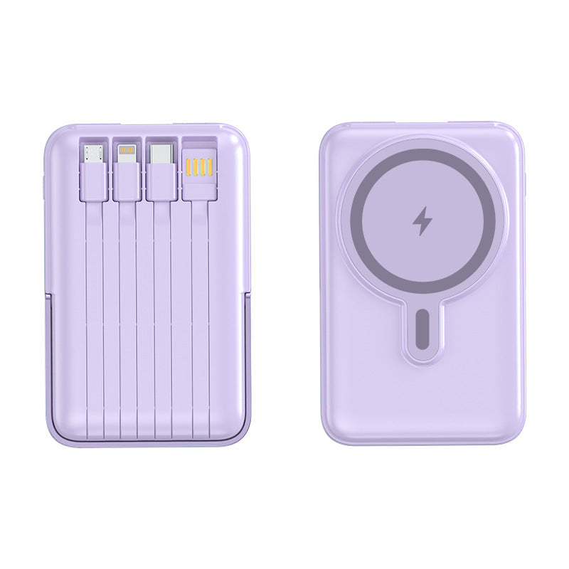 Portable power bank with multifunctional charging cables Stornfield