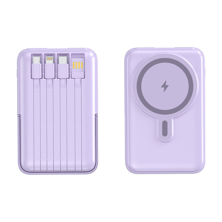 Portable power bank with multifunctional charging cables Stornfield
