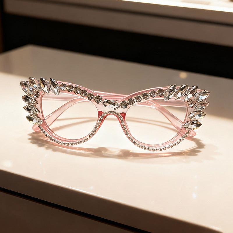 Luxury Cat-Eye Rhinestone Sunglasses Stornfield