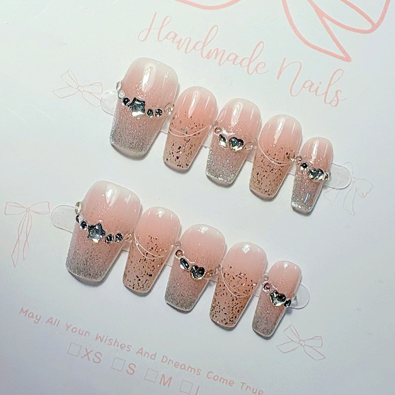Elegant French Tip Press-On Nails Stornfield