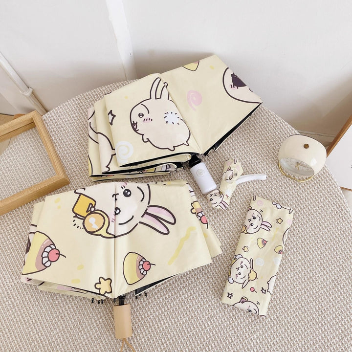 Women's Folding Umbrella with Playful Animal Design Stornfield