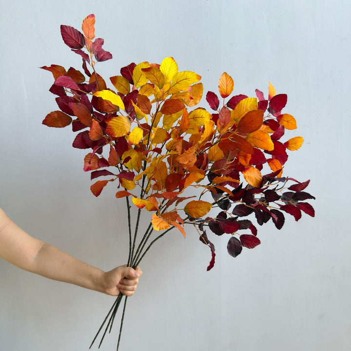 Elegant Faux Leaf Stem