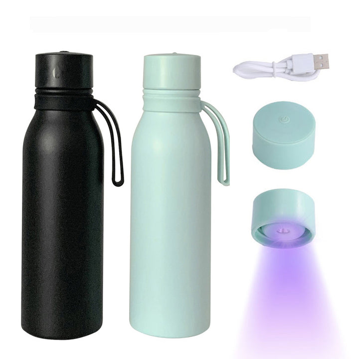 Women's UV Disinfection Water Bottle with LED Display and USB Port Stornfield