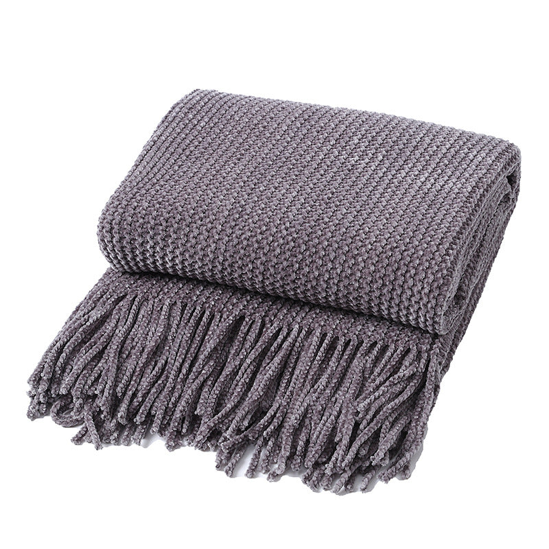 Cozy Knitted Blanket