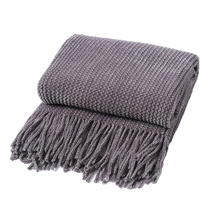 Cozy Knitted Blanket