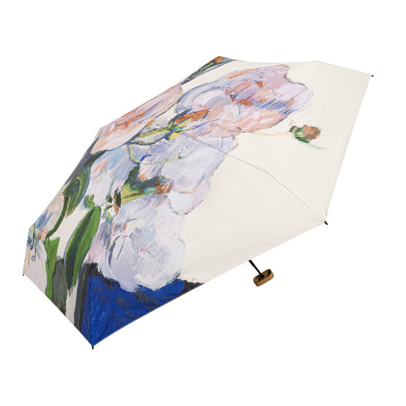 Ladies compact and lighter folding umbrella with stable construction Stornfield