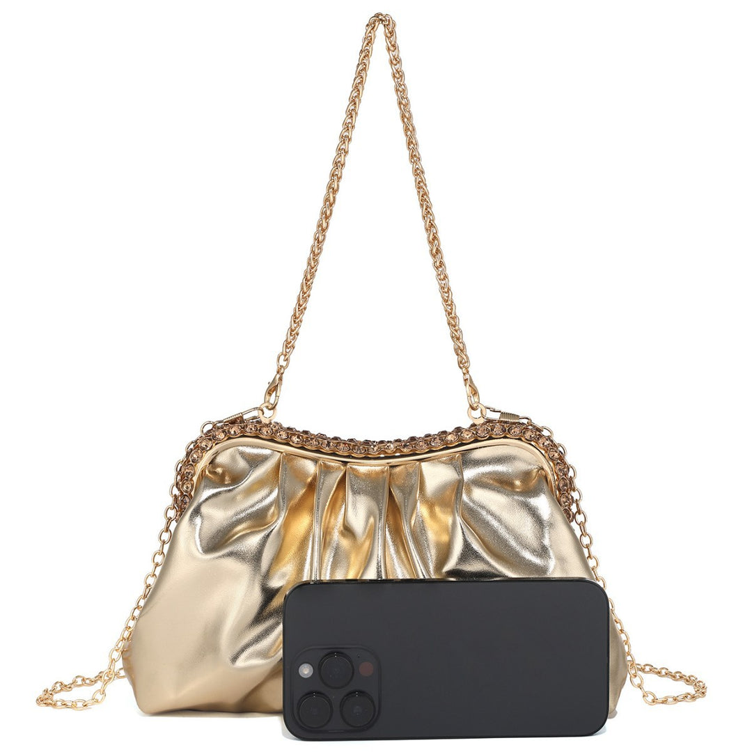 Luxe Metallic Evening Handbag