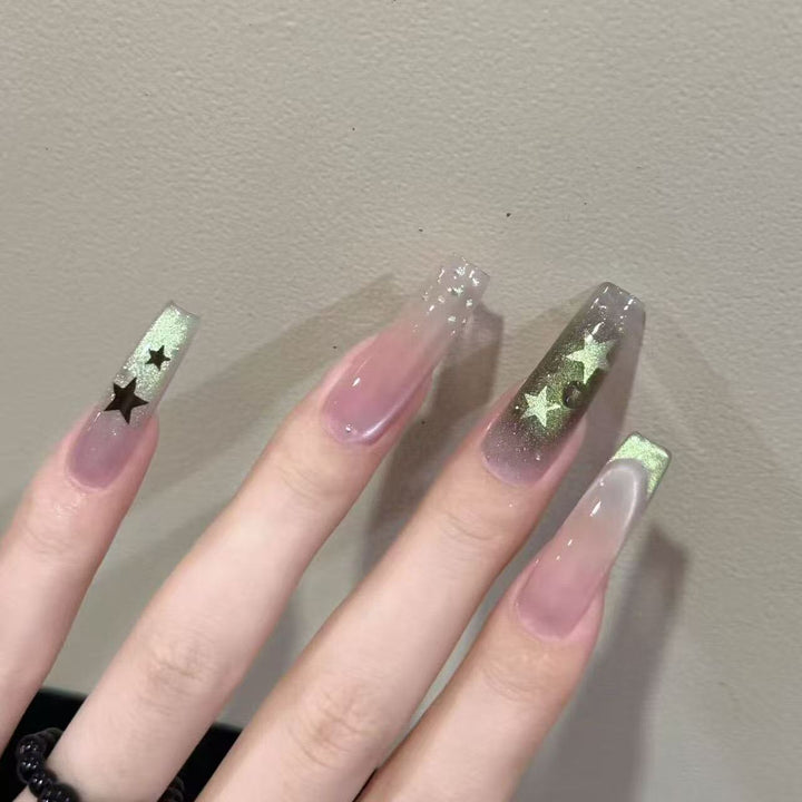 Stylish Glitter Star Nail Art Stornfield