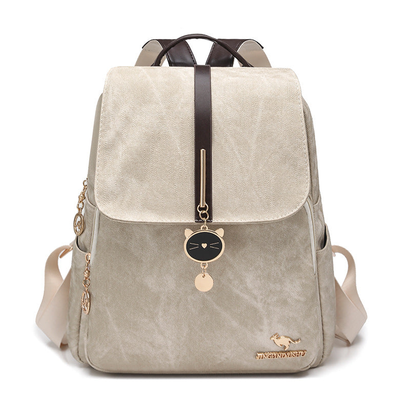 Vintage-Inspired Canvas Backpack Stornfield