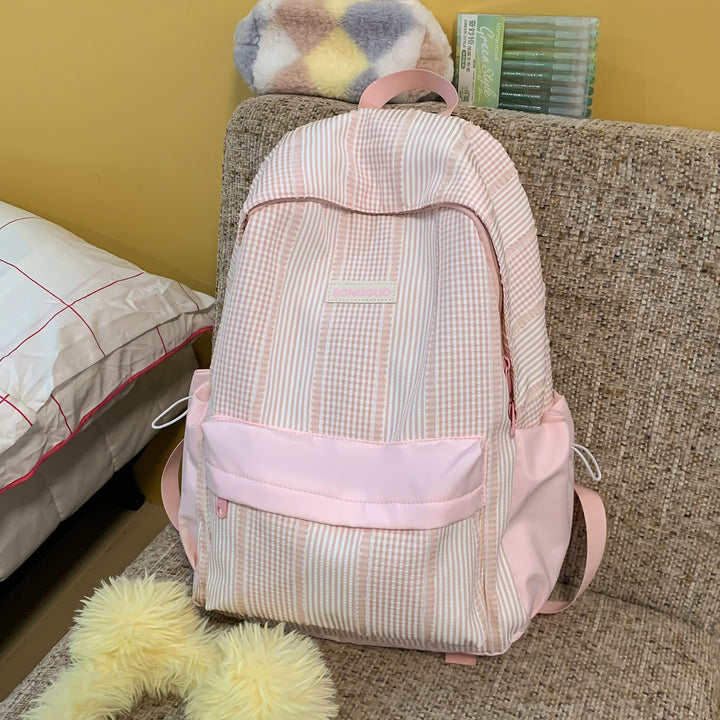 Stylish Striped Design Backpack Stornfield